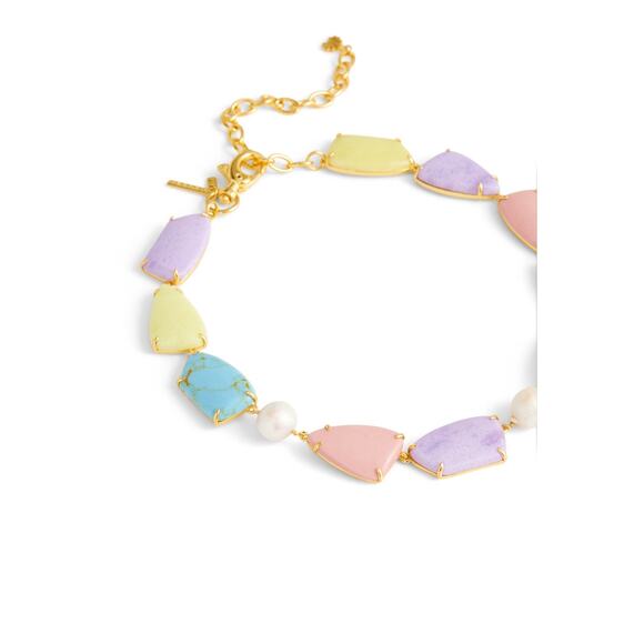 Lele Sadoughi Pearl and Pebble Collar - Picture 4 of 5